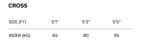 North CROSS SIZEFINDER