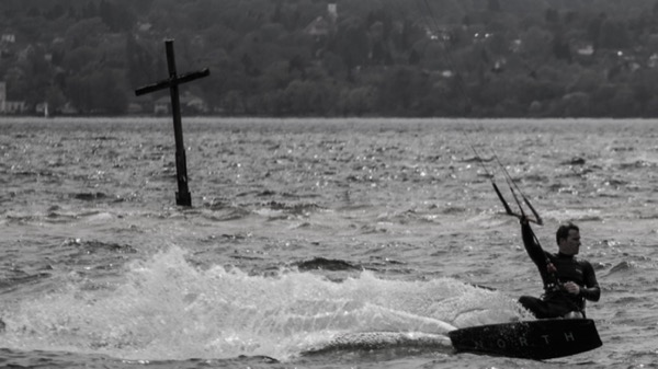 Bild: Kitesurfen Ammersee