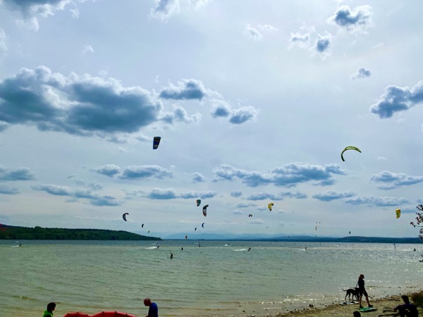 Bild: Kitesurfspot Ammersee