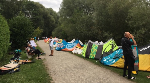 Bild: Kitesurfspot Ammersee