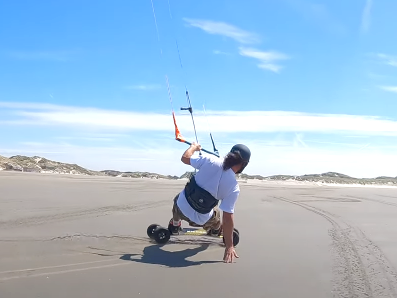 Landkiten - Kitesurfen lernen an Land