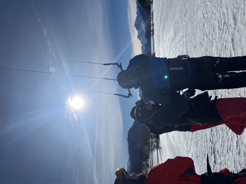 Snowkitekurs am Reschenpass