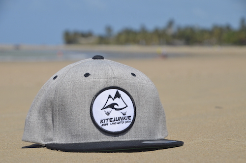 Kitejunkie Snapback Cap grau