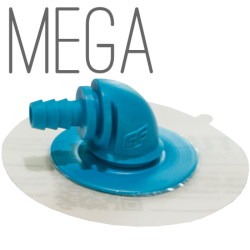 DrTuba Kiteventil für Crazy Fly One Pump Blue  - Mega Base