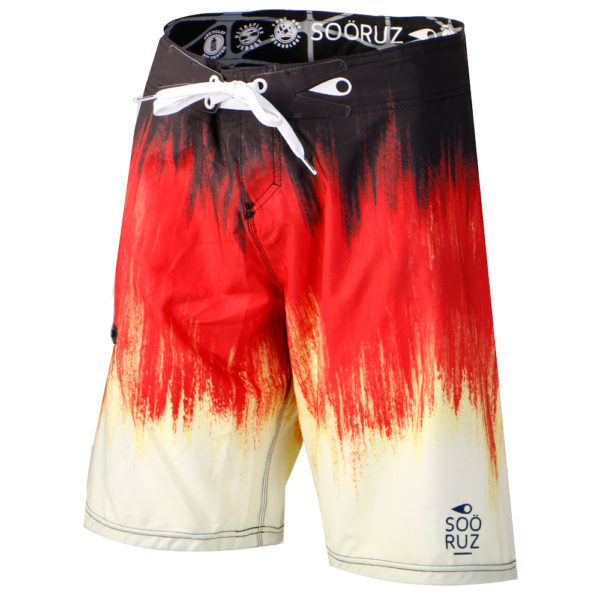 Soöruz 4-Way long PAINT Boardshort Red